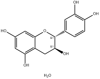 (+)-Catechin hydrate  Structure